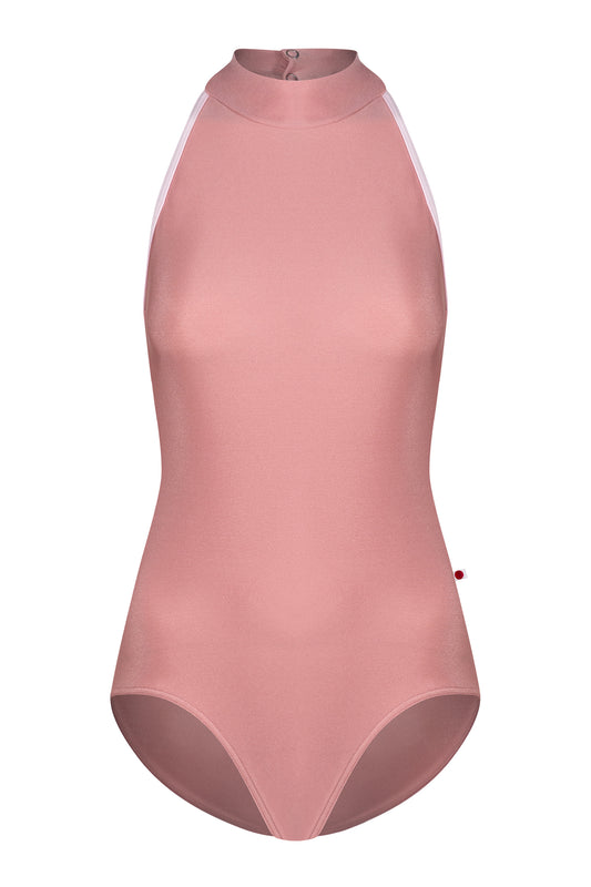 Noe leotard in N-Antique Rose body color with N-Rose trim color
