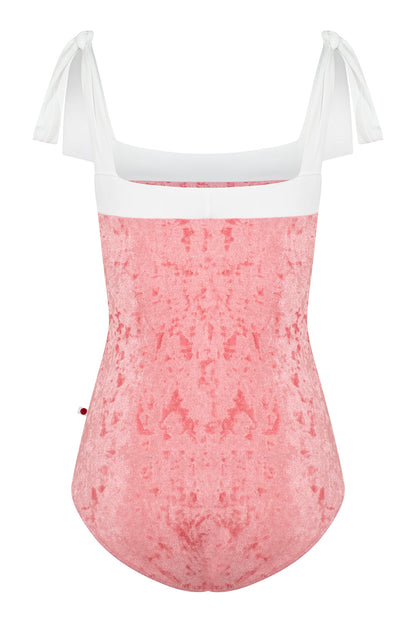 Mimi leotard in CV-Romance body color with T-White top color