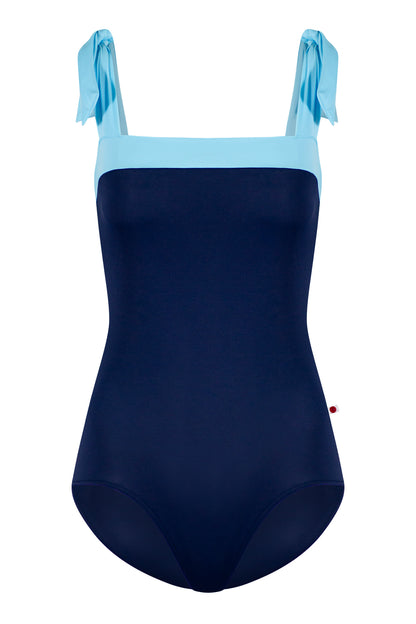 Mimi leotard in T-Cosmo body color with T-Pool top color