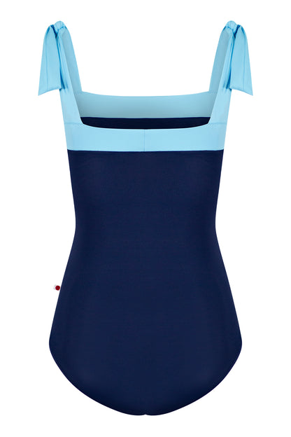 Mimi leotard in T-Cosmo body color with T-Pool top color