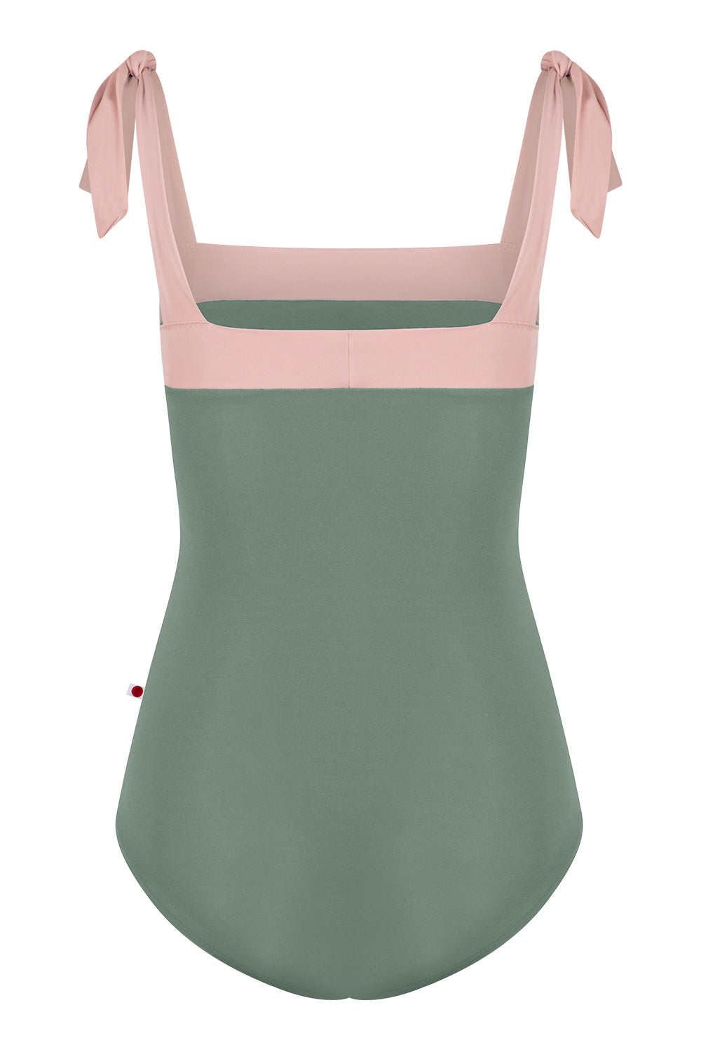 Mimi leotard in T-Sage body color with T-Petal top color