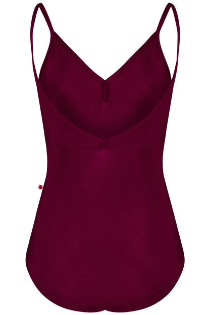 Daria leotard in N-Burgundy color